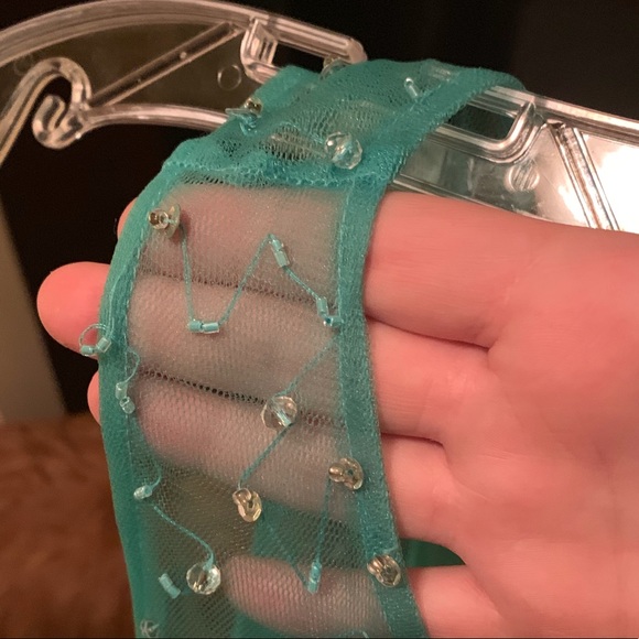 Turquoise Prom Dress - Picture 6 of 6